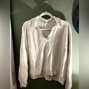 Danskin Collared Sweater Top